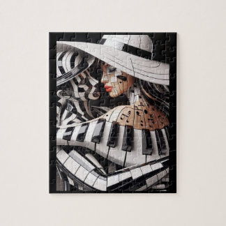 "Melodic Embrace: A Symphony of Love Puzzle" Jigsaw Puzzle