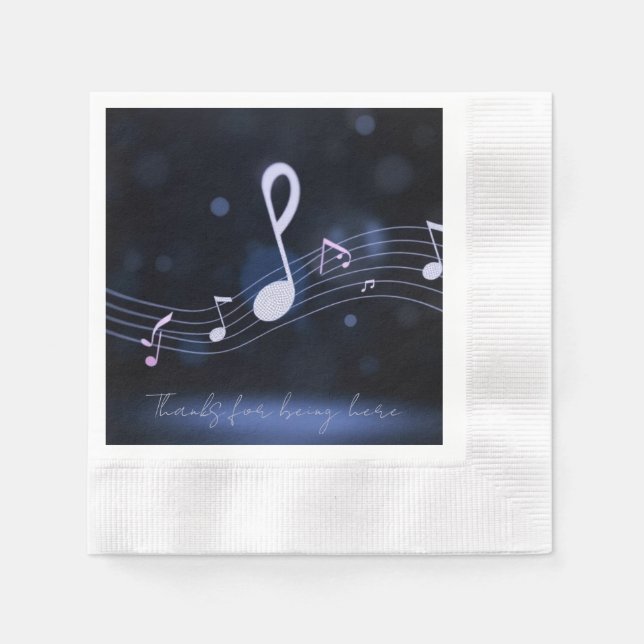 Melodic Waves Napkin (Front)