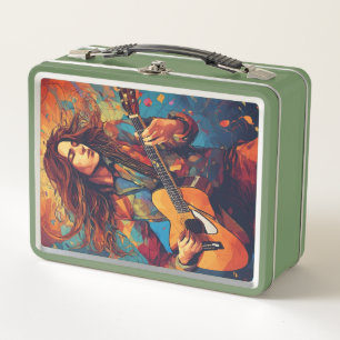 Melodic Whirlwind Metal Lunch Box