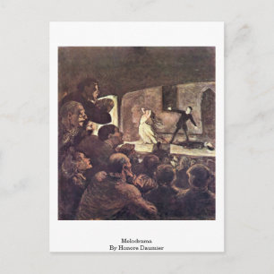 Melodrama By Honore Daumier Postcard