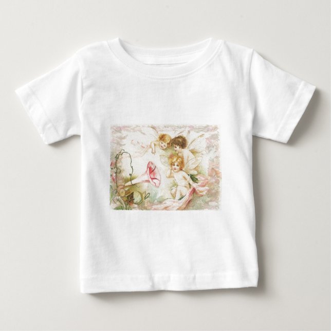 Melody -  Angels, Flowers, Music Baby T-Shirt (Front)