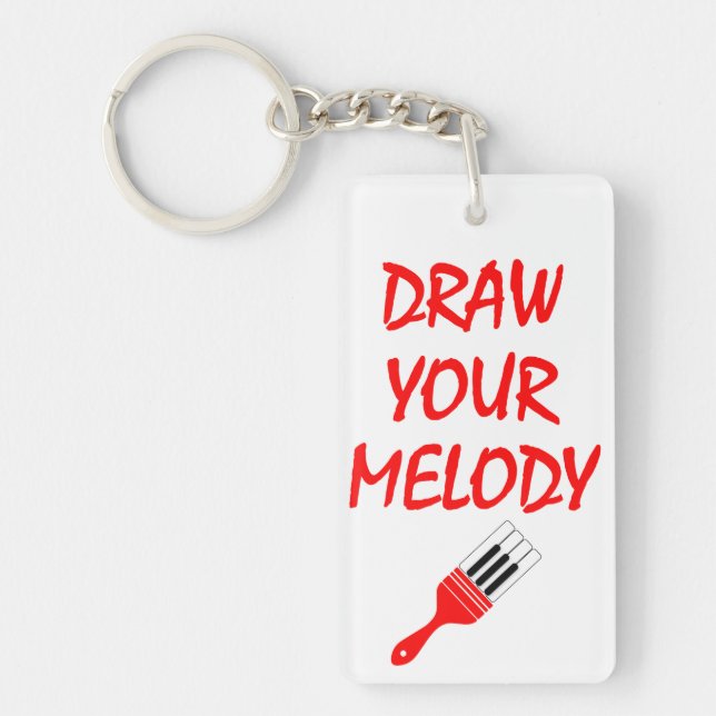 Melody brush key ring (Front)