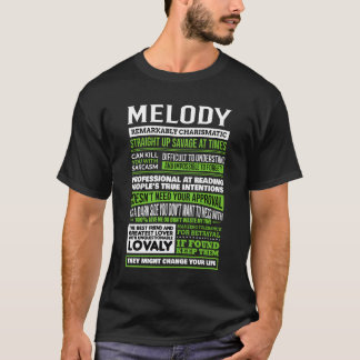 Melody Girl Name Definition T-Shirt