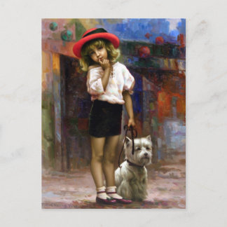 Melody of colours 1(Walk) Postcard