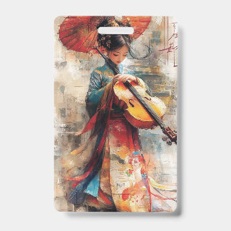 Melody of Tradition: The Harmony of Art and Music ID Badge