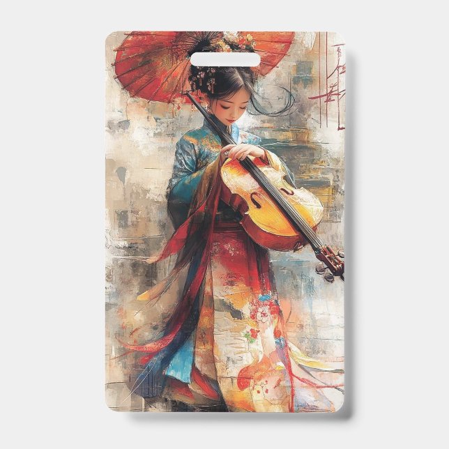 Melody of Tradition: The Harmony of Art and Music ID Badge (Front)