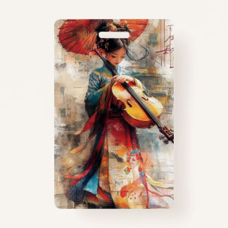 Melody of Tradition: The Harmony of Art and Music ID Badge