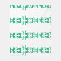 Melody Personalised Fleece Blanket