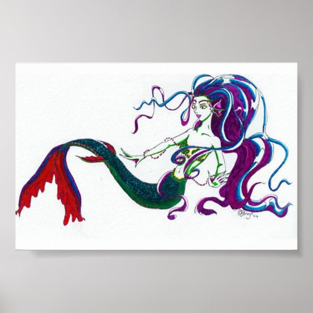 Melody's Mermaid Poster (Front)