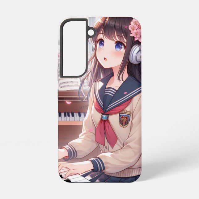 Melody's Path: A Journey Through Music Samsung Galaxy S22 Case (Back)