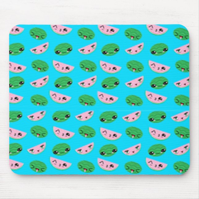 Melon Background Mouse Pad (Front)