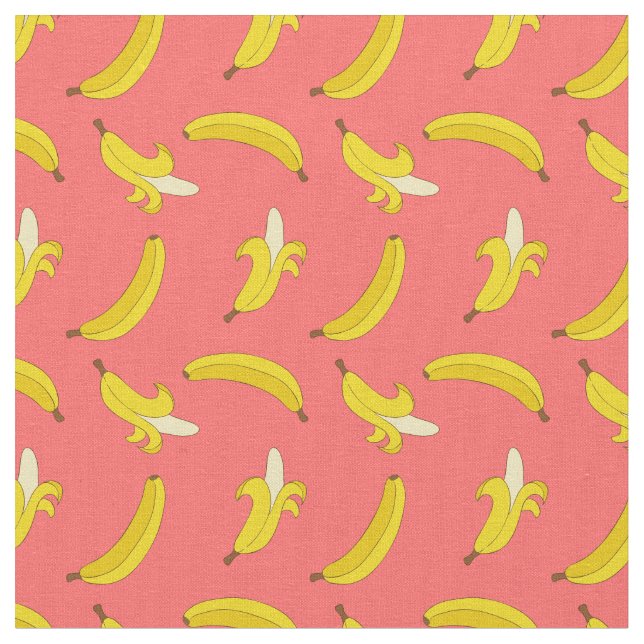 Melon Bananas Fabric (Close Up)