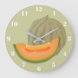 MELON CANTALOUPE Wall Clock