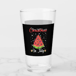Melon Christmas Tree Summer Christmas In July Glass