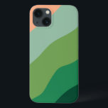 Melon Colour Green Shapes Personalised iPad Pro Co iPhone 13 Case<br><div class="desc">Simple,  colourful and modern design of colourful shapes in a beautiful melon palette of greens,  blue and orange. Fully personalised or customisable with a name or words of your choosing.</div>