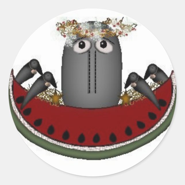 Melon & Crows Sticker (Front)