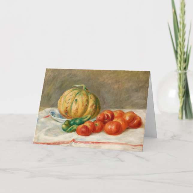 Melon et Tomates | Pierre-Auguste Renoir Card (Front)