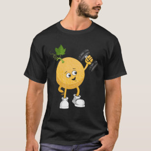 Melon Fruit Costume Workout Bodybuilding Lift Gym T-Shirt