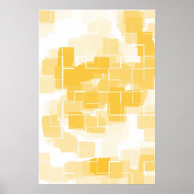 "Melon" Geometric  Art Poster (Front)