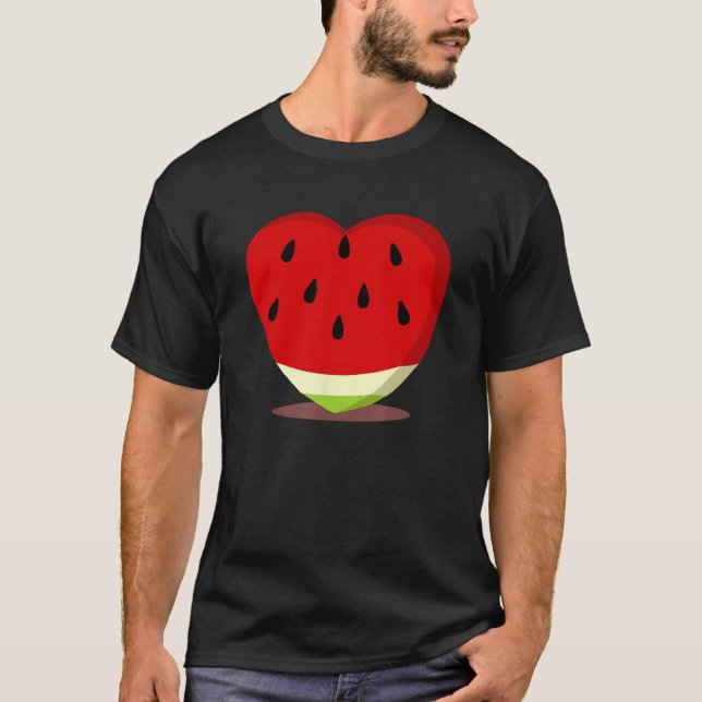 Melon Heart  I Summer T-Shirt (Front)