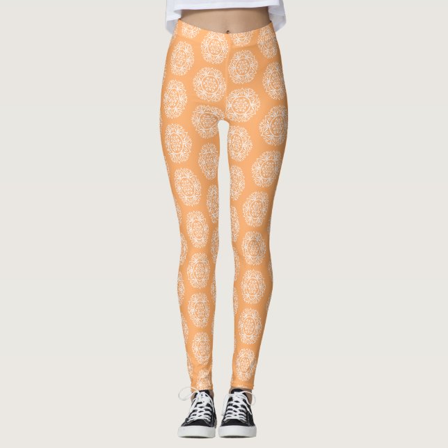Melon Mandala Leggings (Front)