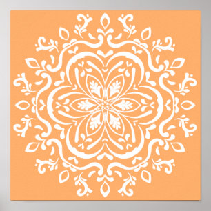 Melon Mandala Poster