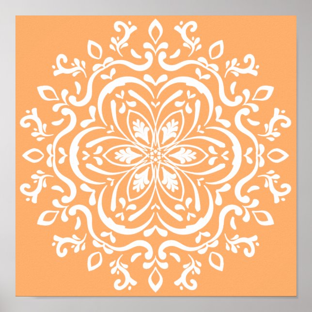 Melon Mandala Poster (Front)