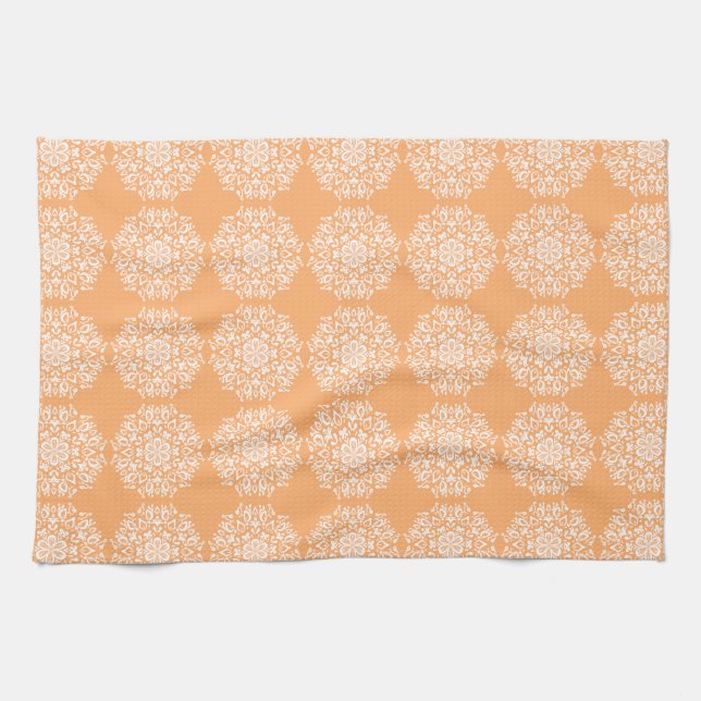 Melon Mandala Tea Towel (Horizontal)