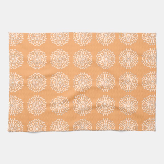 Melon Mandala Tea Towel (Horizontal)