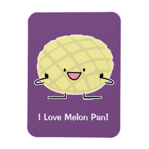 Melon Pan Japanese concha sweet bread patisserie Magnet