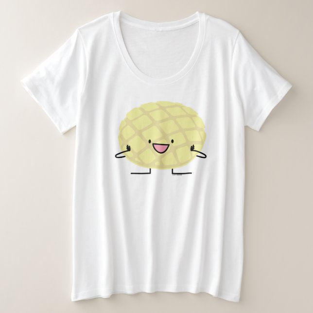 Melon Pan Japanese concha sweet bread patisserie Plus Size T-Shirt (Design Front)