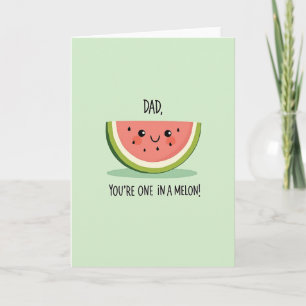 Melon Theme Fathers Day Card
