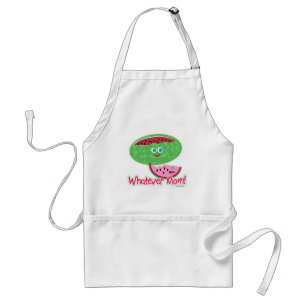 Melon Whatever Mum Funny Cartoon Slogan Standard Apron