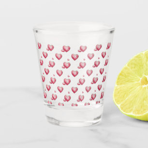 Melone Fruit heart glass
