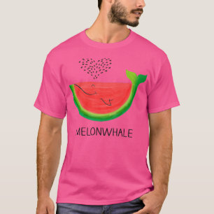 Melonwhale SHIRT Melon Whale watermelon Gift summe