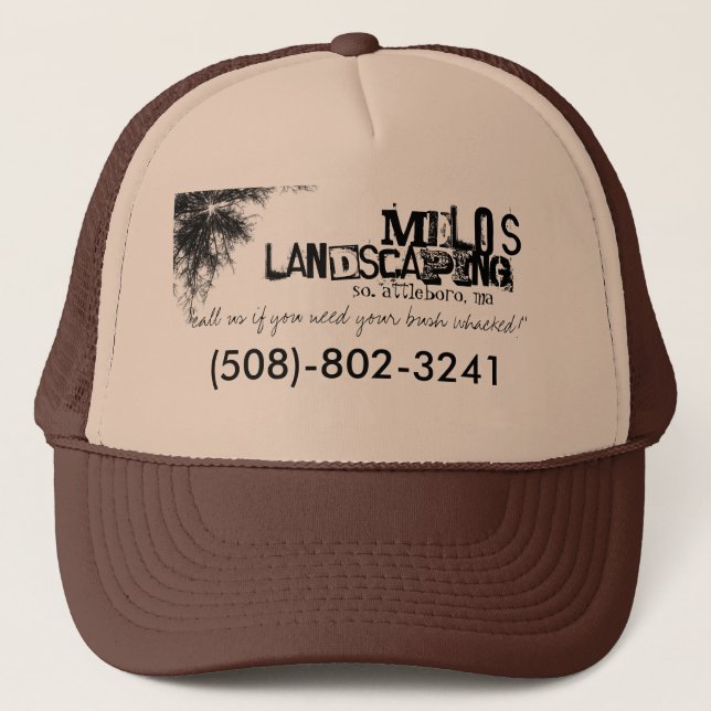 Melo's Landscaping Trucker Hat (Front)