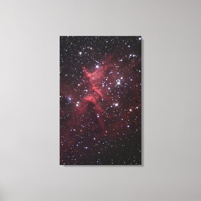 Melotte-15, Core Cluster of IC1805 Canvas Print (Front)