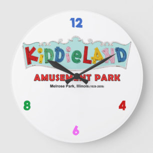 Melrose Park Kiddieland Amusement Park, Illinois Large Clock