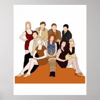 Melrose place cast poster