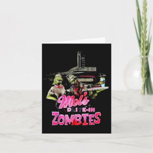 Mels Die-in Zombies Halloween Card