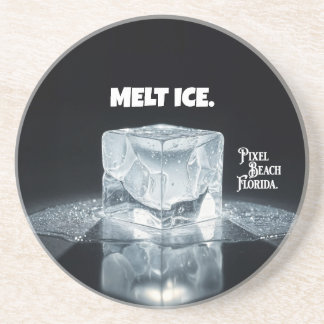 MELT ICE. Keychain Coaster