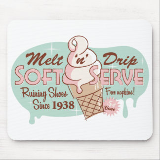 Melt 'n' Drip Soft Serve Ice Cream Mousepad