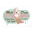 Melt 'n' Drip Soft Serve Ice Cream Print