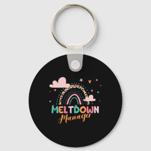 Meltdown Manager After School Daycare Provider Chi Key Ring