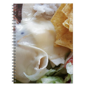 Melted Cheese Nacho Funny Food Notebook