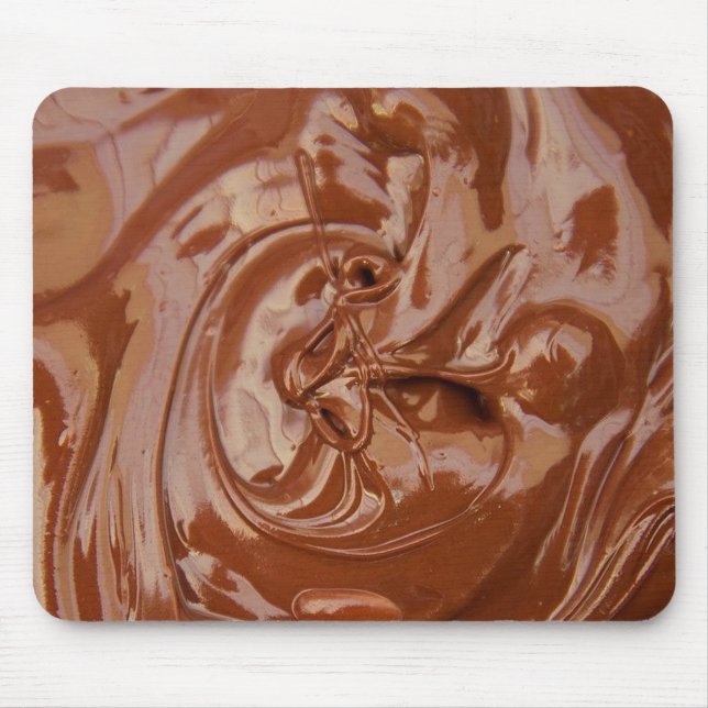 Melted Chocolate Texture Mouse Pad (Front)
