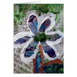 Melted Crayon Floral Design