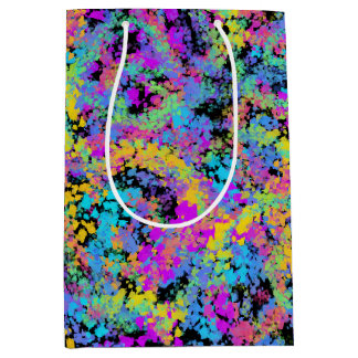 melted crayon multicolor : medium gift bag