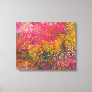 Melted Crayon Series 103 as Canvas Print