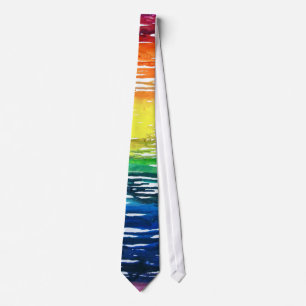 Melted Crayon Tie